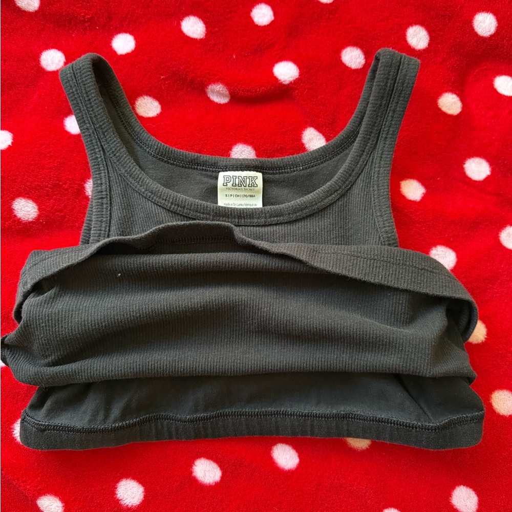 Pink Ribbed Tank Top - Picture 3 of 4
